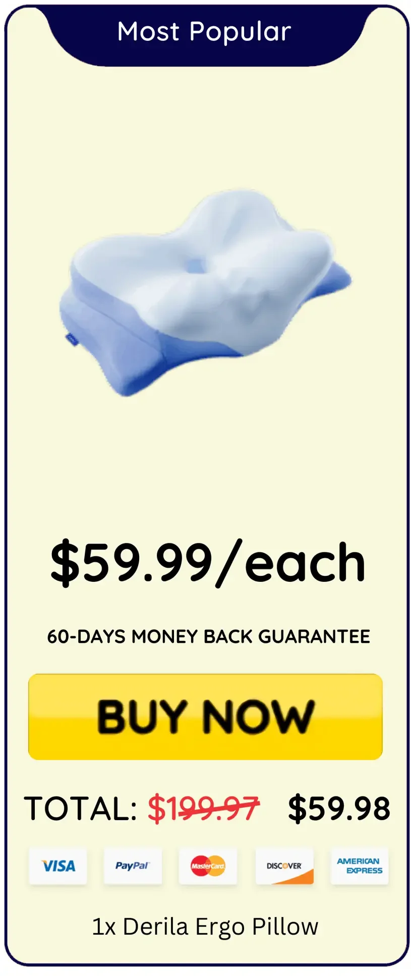Derila Ergo Pillow - Price 1