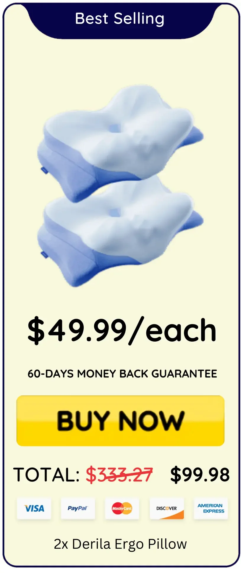 Derila Ergo Pillow - Price 2